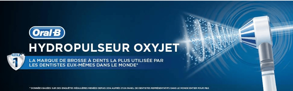 jet dentaire hydropulseur Oral B Oxyjet la brosse a dents la plus utilisé